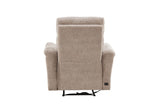 Mocha Woven Fabric Electric Power Recliner Chair