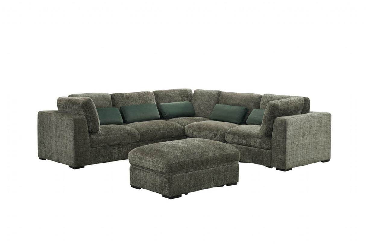 Humphrey Corner Arm Sectional Green
