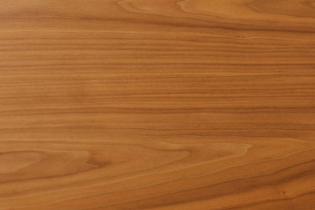 Brown Walnut Wood Dining Chair with Padded Fabric Seat