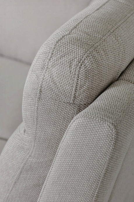 Grey Fabric Large 4 Seater Manual Corner Recliner Sofa