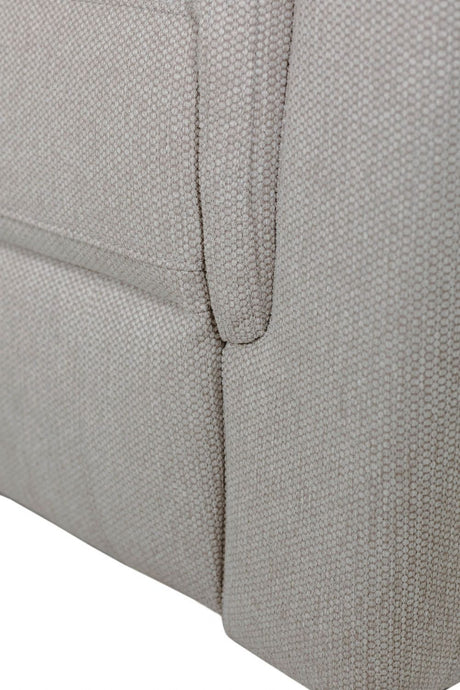 Grey Fabric Large 4 Seater Manual Corner Recliner Sofa