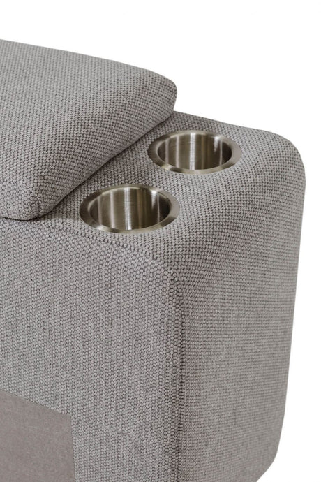 Bowie Console Sectional Grey