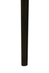 Black Wooden Small Round Dining Table 90cm