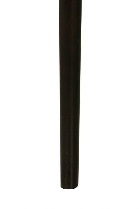 Black Wooden Small Round Dining Table 90cm
