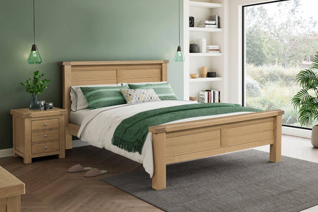 Natural Oak Super King Size 6ft Bed Frame