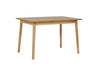 Natural Oak Small Rectangular Dining Table 120cm