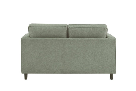 Sage Woven Fabric 2 Seater Standard Button Back Sofa