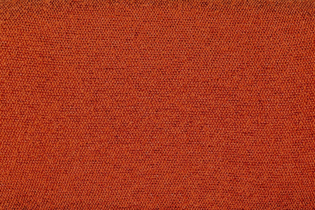 Rust Boucle Fabric Accent Chair with Black Legs