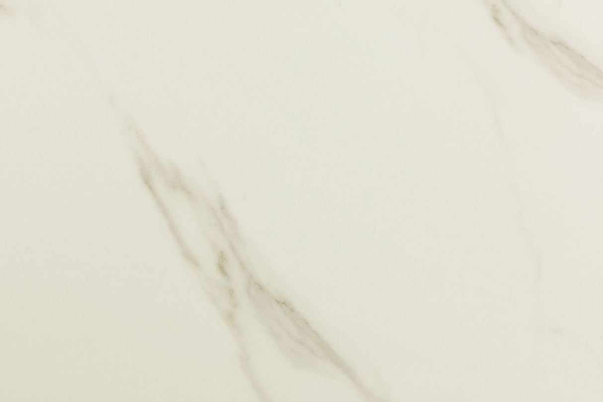 Marble Patterned Ceramic Large Dining Table Sand Wood Base