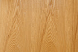 Sand Wood Small Round 120cm Dining Table Marble Effect Top