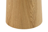 Marble Patterned Ceramic Large Dining Table Sand Wood Base