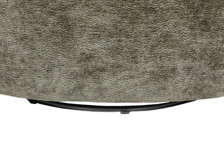 Green Textured Fabric Swivel Accent Chair