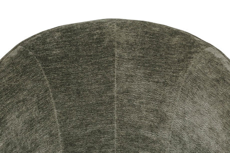 Green Textured Fabric Swivel Accent Chair