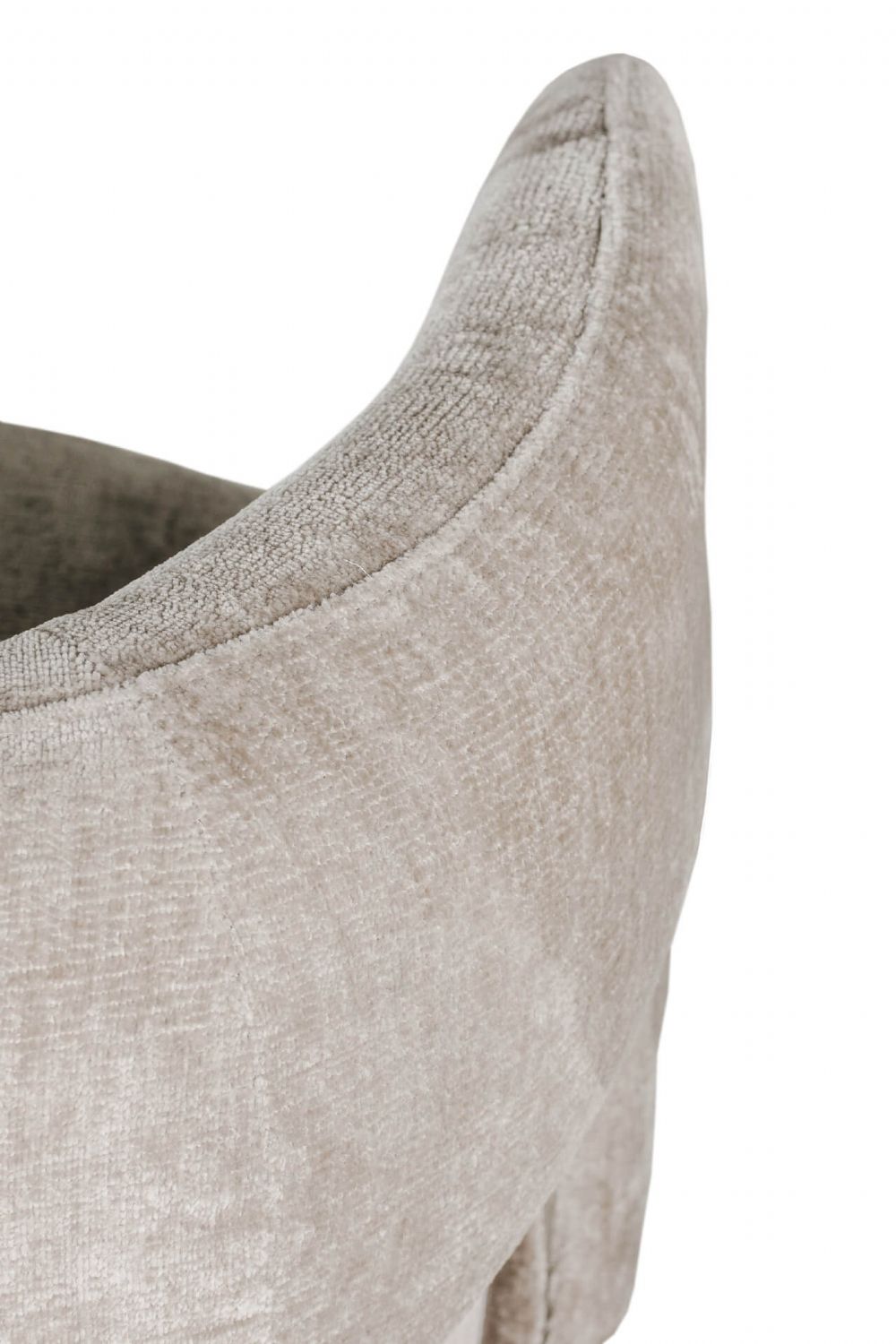 Mink Chenille Fabric Swivel Accent Chair