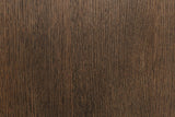 Brown Smoked Oak Wooden Bedside Table with Drawer