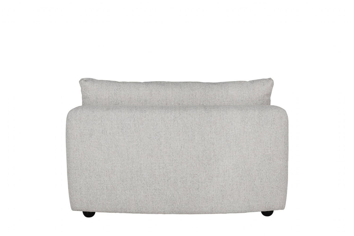Natural Fabric Large Curved Wedge Seat