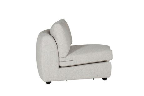 Natural Fabric Large Curved Wedge Seat