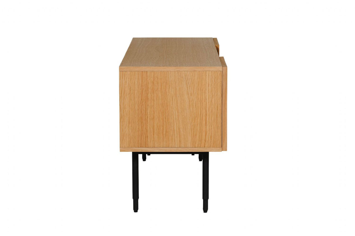 Nate TV Unit 1200 Natural Oak