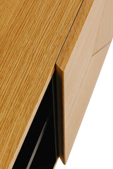 Nate TV Unit 1200 Natural Oak