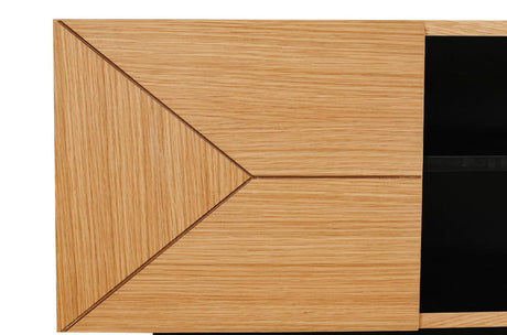 Nate TV Unit 1200 Natural Oak