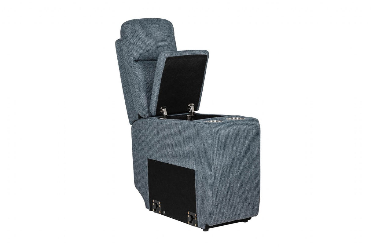 Bowie Console Sectional Azul