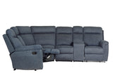 Bowie Corner Group Manual Recliner (4pcs) Azul