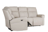 Stone Leather Large Electric Corner Recliner Sofa