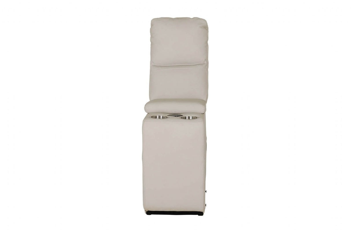 Russo Console Sectional (with usb charger) Stone