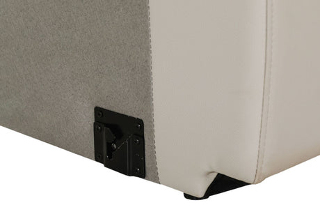 Russo Console Sectional (with usb charger) Stone