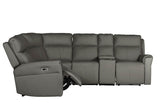 Russo Console Sectional (with usb charger) Ash