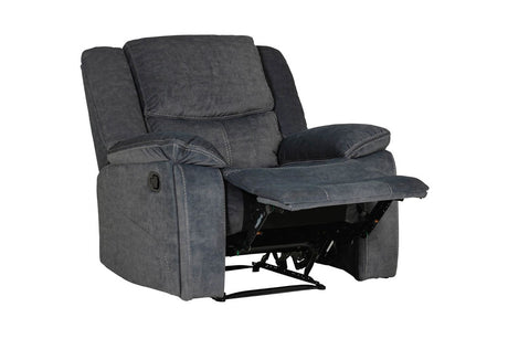 Klayton 1 Seater Manual Recliner Charcoal