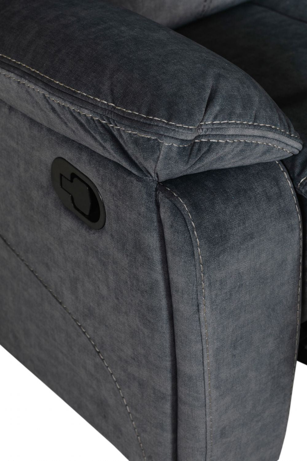 Klayton 1 Seater Manual Recliner Charcoal