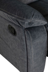 Klayton 1 Seater Manual Recliner Charcoal