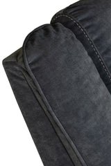 Klayton 1 Seater Manual Recliner Charcoal