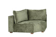 Green Fabric Scatter Back Modular Corner Sofa Section