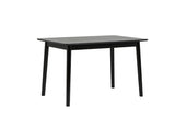 Black Wood Small Rectangular Dining Table 120cm