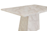 Taupe Cream Marble Dining Table 160 x 90cm