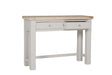 Taupe Wooden 2 Drawer Dressing Table Desk Oak Top
