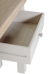 Taupe Wooden 2 Drawer Dressing Table Desk Oak Top