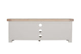 Taupe Wooden Large 2 Door Media TV Entertainment Unit