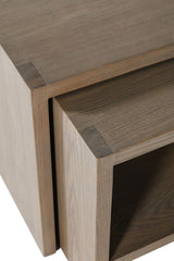 Falun Nest of Tables Smoked Oak