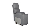 Russo Console Sectional (with usb charger) Charcoal