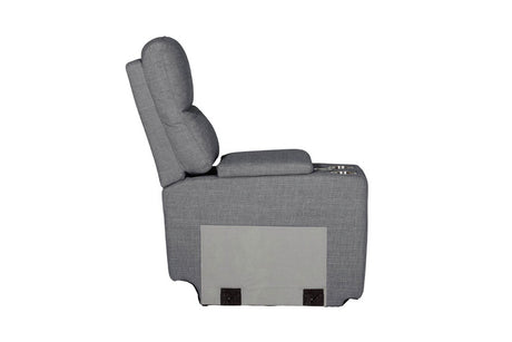 Russo Console Sectional (with usb charger) Charcoal