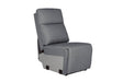 Russo Armless Sectional Charcoal