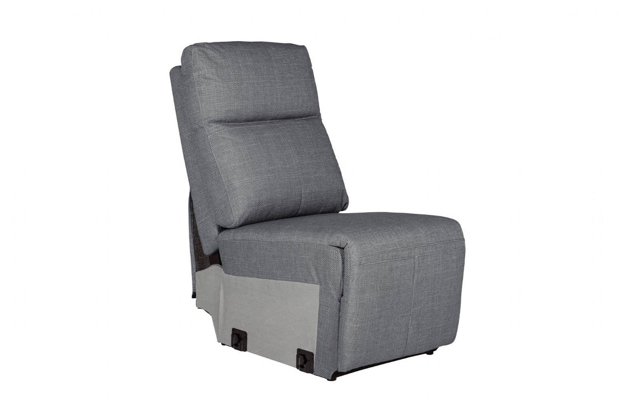Russo Armless Sectional Charcoal