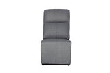 Russo Armless Sectional Charcoal