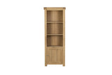 Natural Oak Tall 5 Open Shelves Bookcase