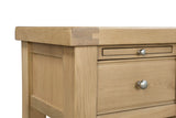 Natural Oak End Lamp Table with Drawer