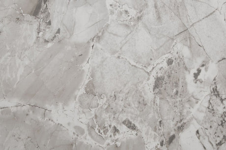 Grey Marble Effect Top Square Lamp Table Smoked Wood Legs