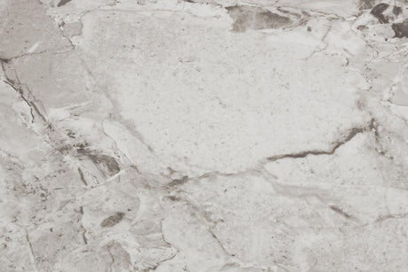 Grey Smoked Wood Large 3 Door Sideboard Marble Effect Top